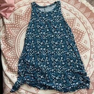 Blue floral old navy dress